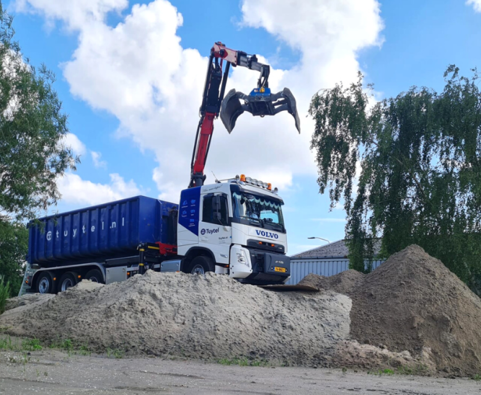 Knijperwagen zand leveren