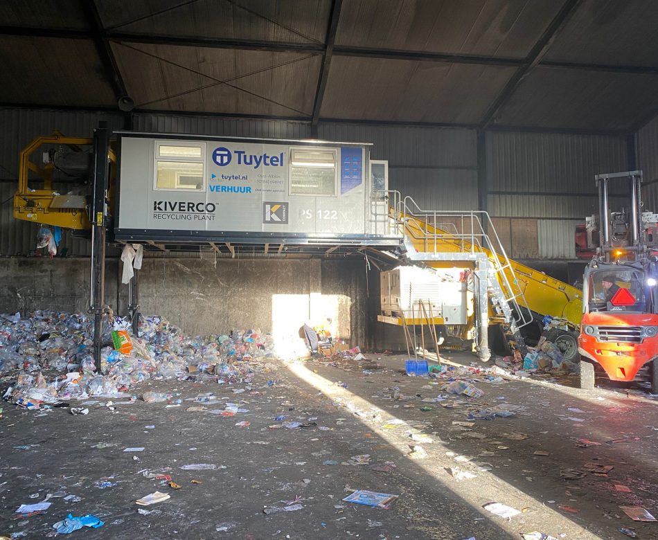 Plastic van papier scheiden